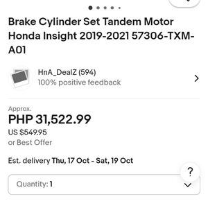 Honda Brake Cylinder